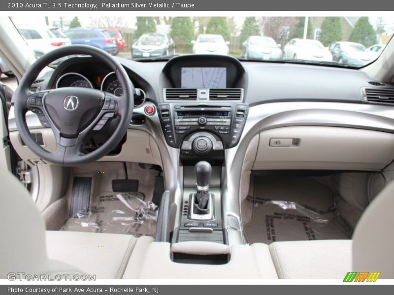 Palladium Silver Metallic / Taupe 2010 Acura TL 3.5 Technology