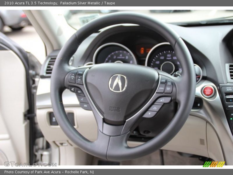 Palladium Silver Metallic / Taupe 2010 Acura TL 3.5 Technology