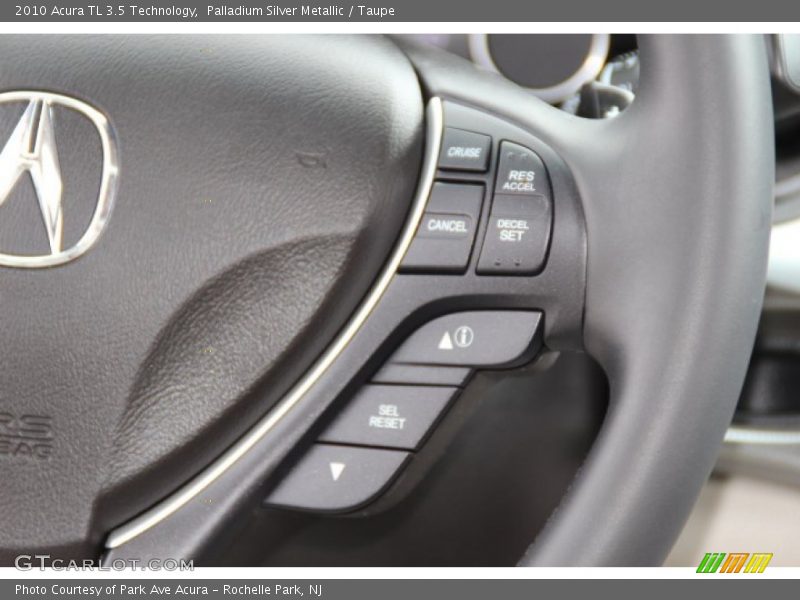 Palladium Silver Metallic / Taupe 2010 Acura TL 3.5 Technology