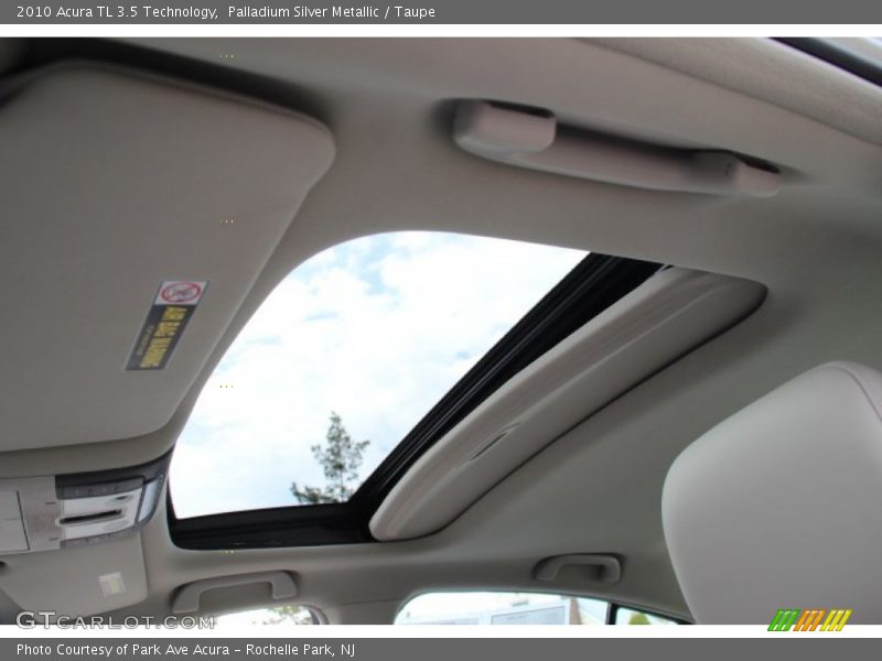 Palladium Silver Metallic / Taupe 2010 Acura TL 3.5 Technology
