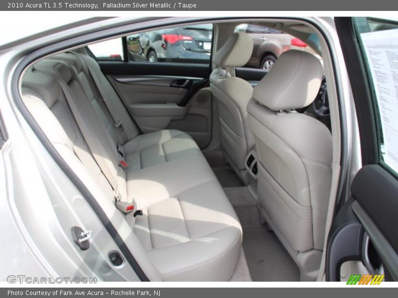 Palladium Silver Metallic / Taupe 2010 Acura TL 3.5 Technology
