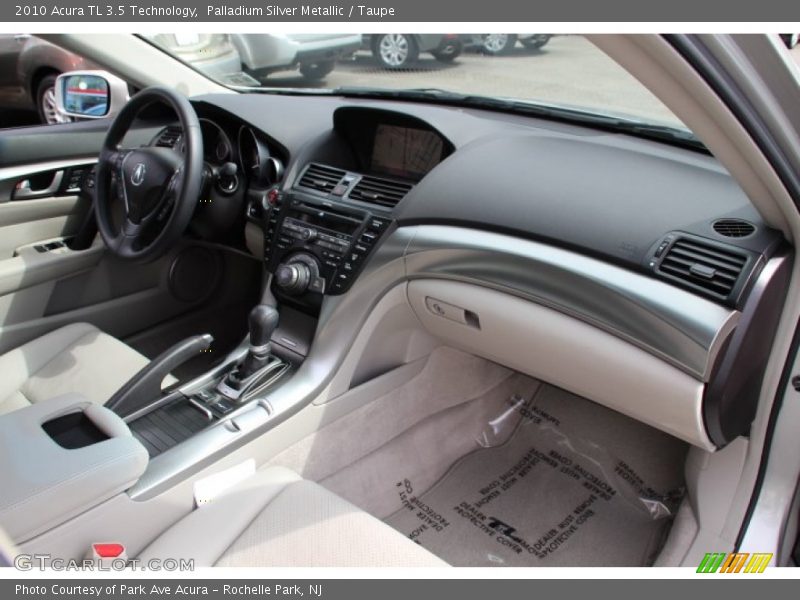 Palladium Silver Metallic / Taupe 2010 Acura TL 3.5 Technology