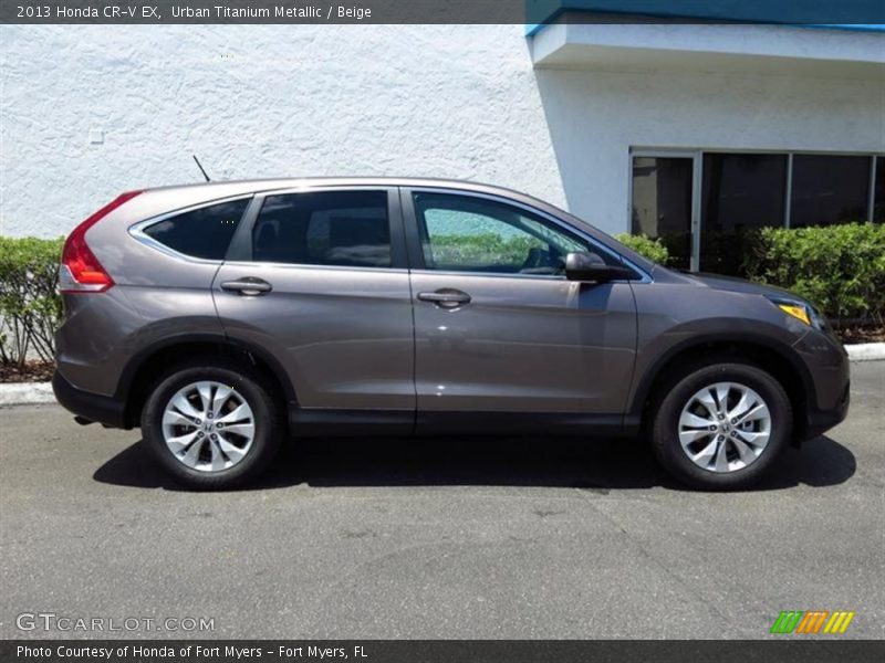 Urban Titanium Metallic / Beige 2013 Honda CR-V EX