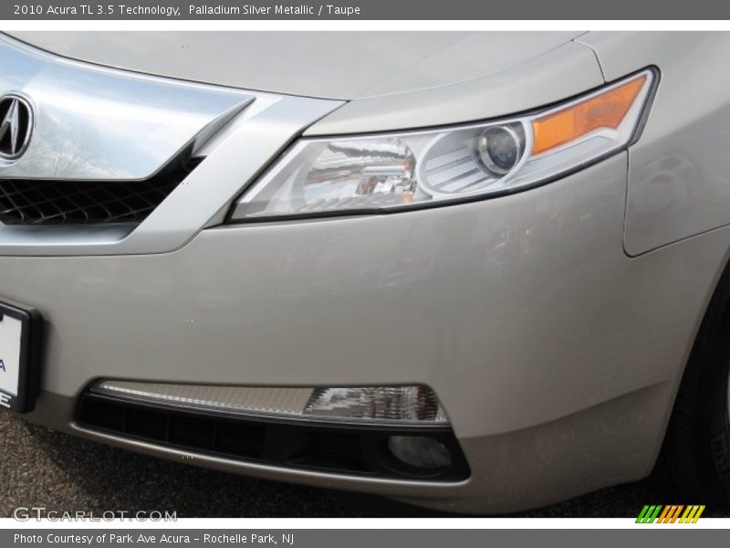 Palladium Silver Metallic / Taupe 2010 Acura TL 3.5 Technology