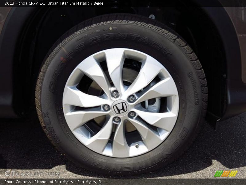 Urban Titanium Metallic / Beige 2013 Honda CR-V EX