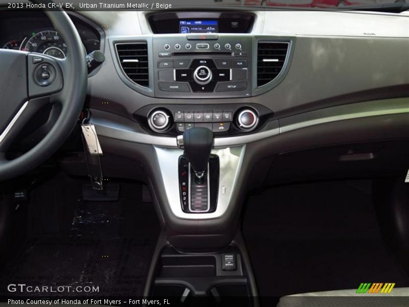 Urban Titanium Metallic / Beige 2013 Honda CR-V EX