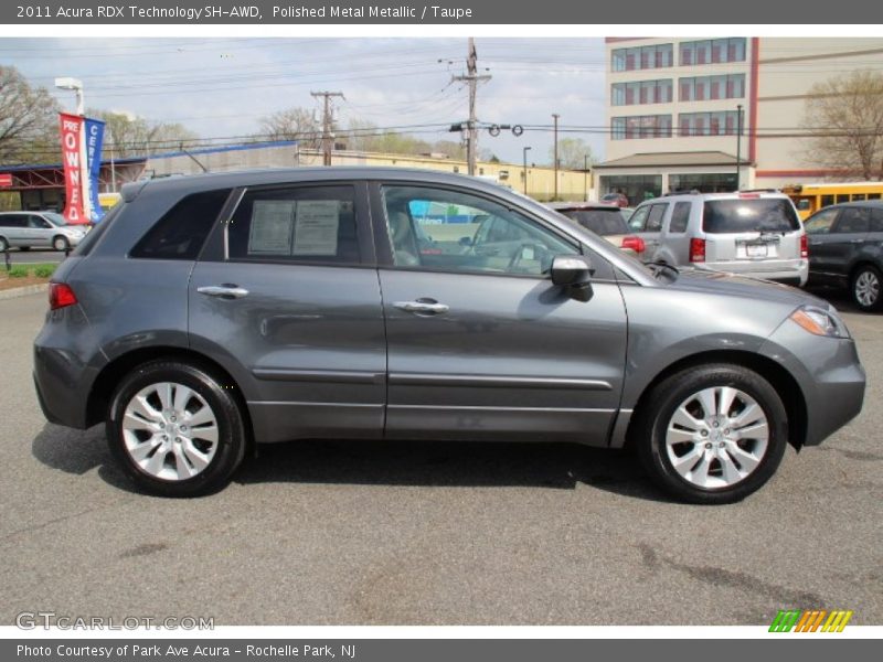 Polished Metal Metallic / Taupe 2011 Acura RDX Technology SH-AWD