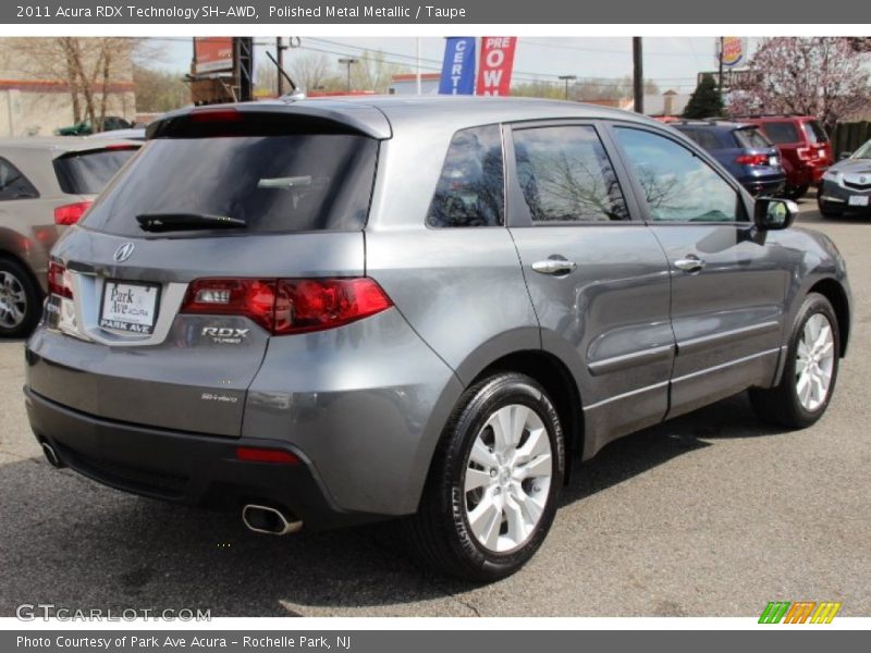 Polished Metal Metallic / Taupe 2011 Acura RDX Technology SH-AWD