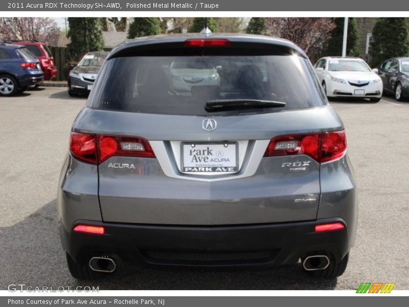 Polished Metal Metallic / Taupe 2011 Acura RDX Technology SH-AWD