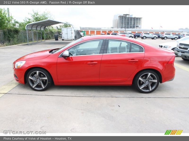 Passion Red / R-Design Off Black 2012 Volvo S60 R-Design AWD