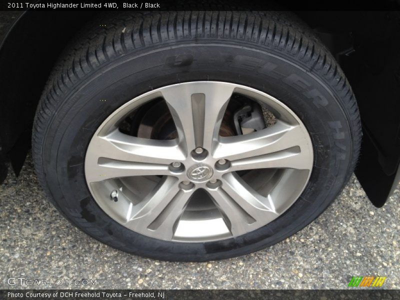 Black / Black 2011 Toyota Highlander Limited 4WD