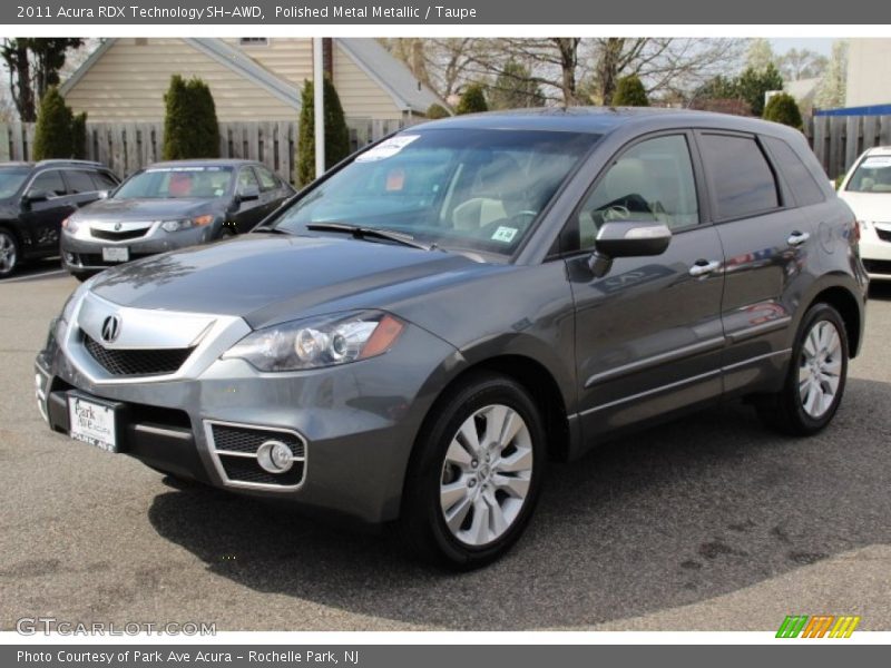 Polished Metal Metallic / Taupe 2011 Acura RDX Technology SH-AWD