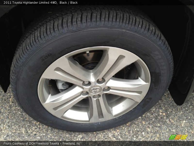Black / Black 2011 Toyota Highlander Limited 4WD
