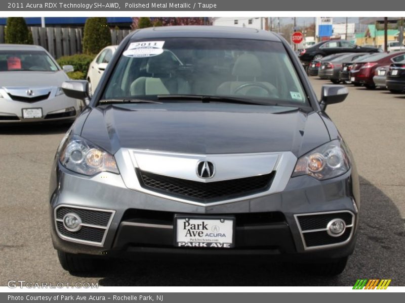 Polished Metal Metallic / Taupe 2011 Acura RDX Technology SH-AWD