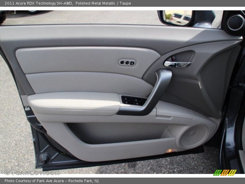 Polished Metal Metallic / Taupe 2011 Acura RDX Technology SH-AWD