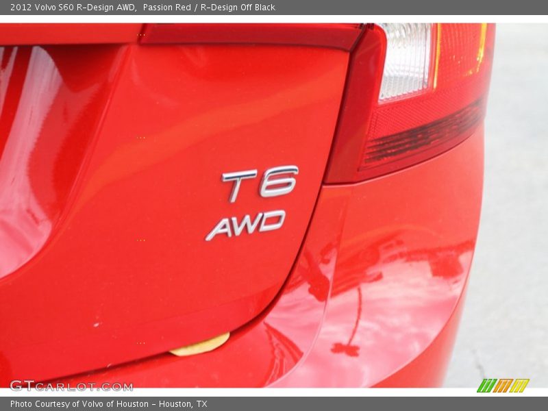 Passion Red / R-Design Off Black 2012 Volvo S60 R-Design AWD
