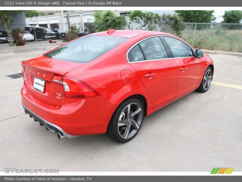 Passion Red / R-Design Off Black 2012 Volvo S60 R-Design AWD