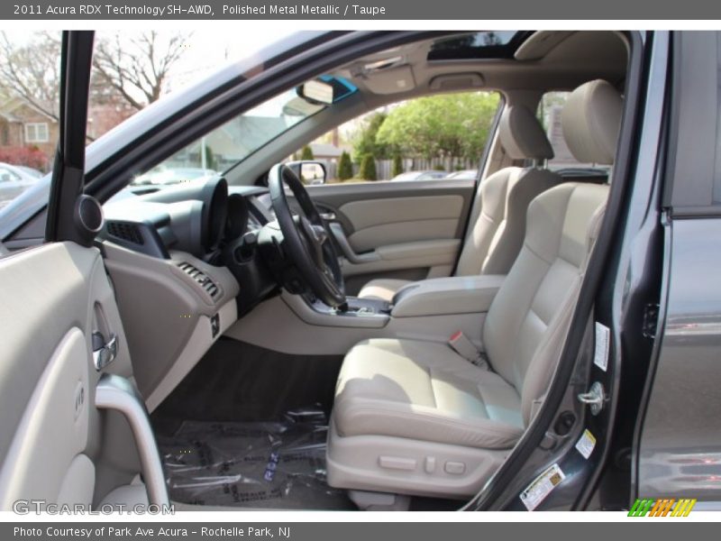 Polished Metal Metallic / Taupe 2011 Acura RDX Technology SH-AWD