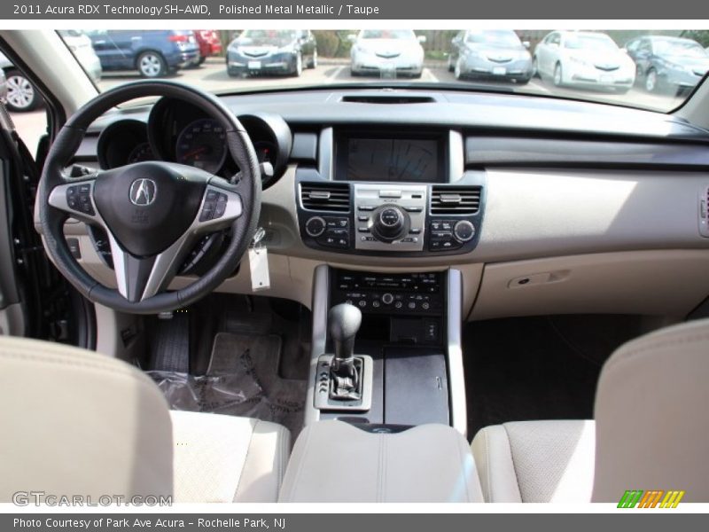 Polished Metal Metallic / Taupe 2011 Acura RDX Technology SH-AWD