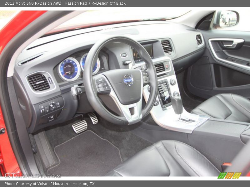 Passion Red / R-Design Off Black 2012 Volvo S60 R-Design AWD