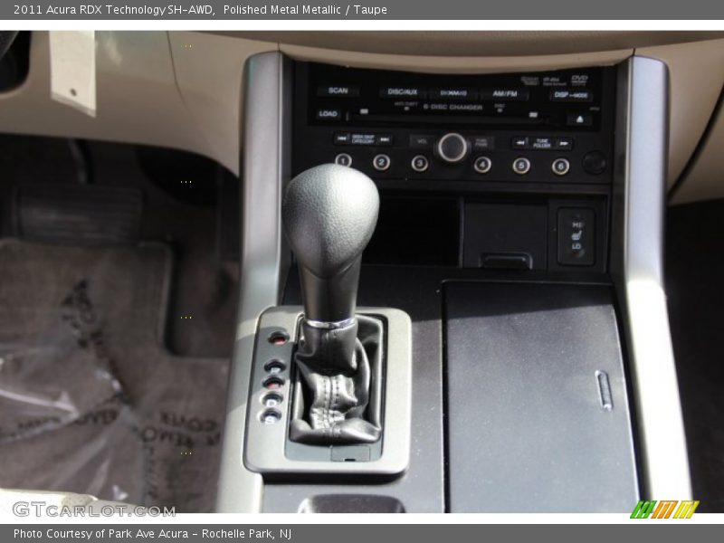 Polished Metal Metallic / Taupe 2011 Acura RDX Technology SH-AWD