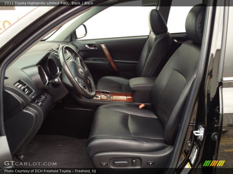 Black / Black 2011 Toyota Highlander Limited 4WD