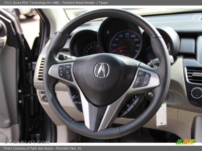 Polished Metal Metallic / Taupe 2011 Acura RDX Technology SH-AWD
