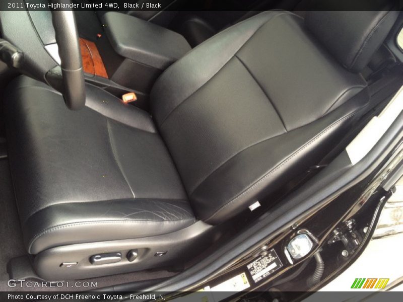 Black / Black 2011 Toyota Highlander Limited 4WD