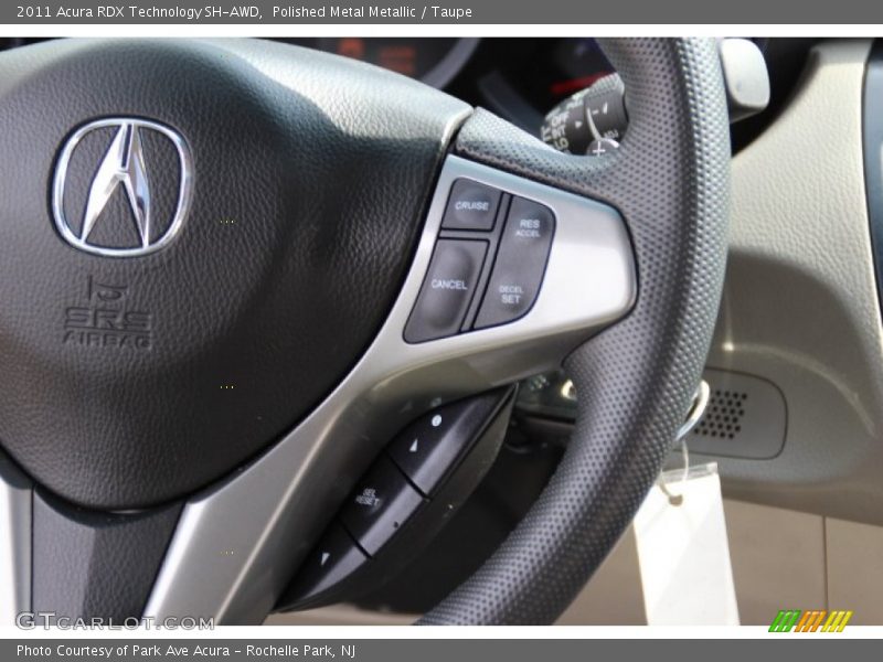 Polished Metal Metallic / Taupe 2011 Acura RDX Technology SH-AWD