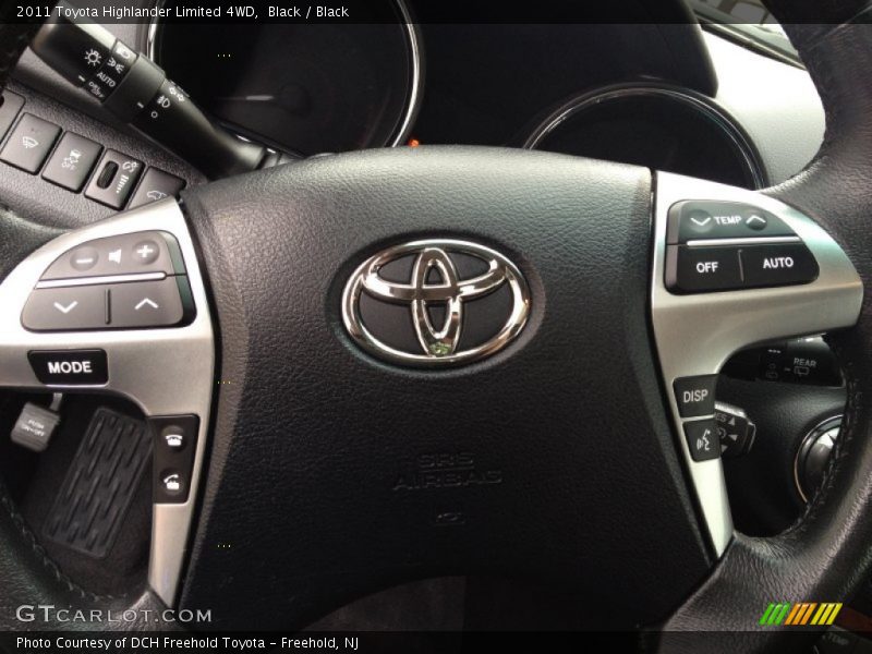 Black / Black 2011 Toyota Highlander Limited 4WD