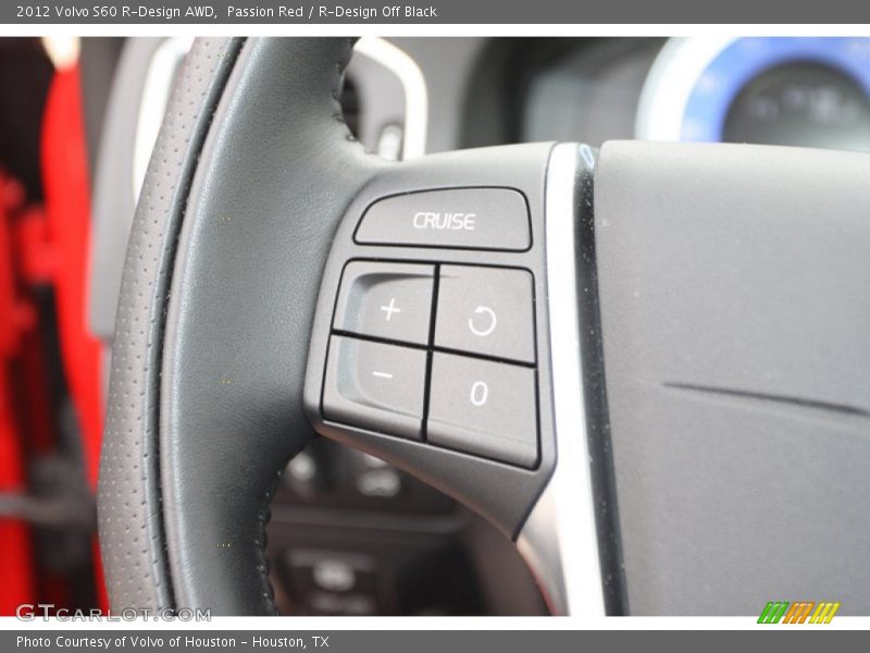 Passion Red / R-Design Off Black 2012 Volvo S60 R-Design AWD