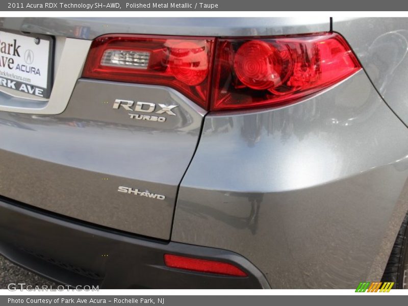 Polished Metal Metallic / Taupe 2011 Acura RDX Technology SH-AWD