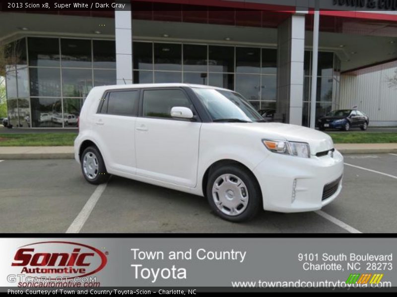 Super White / Dark Gray 2013 Scion xB