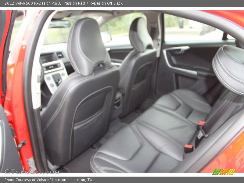 Passion Red / R-Design Off Black 2012 Volvo S60 R-Design AWD