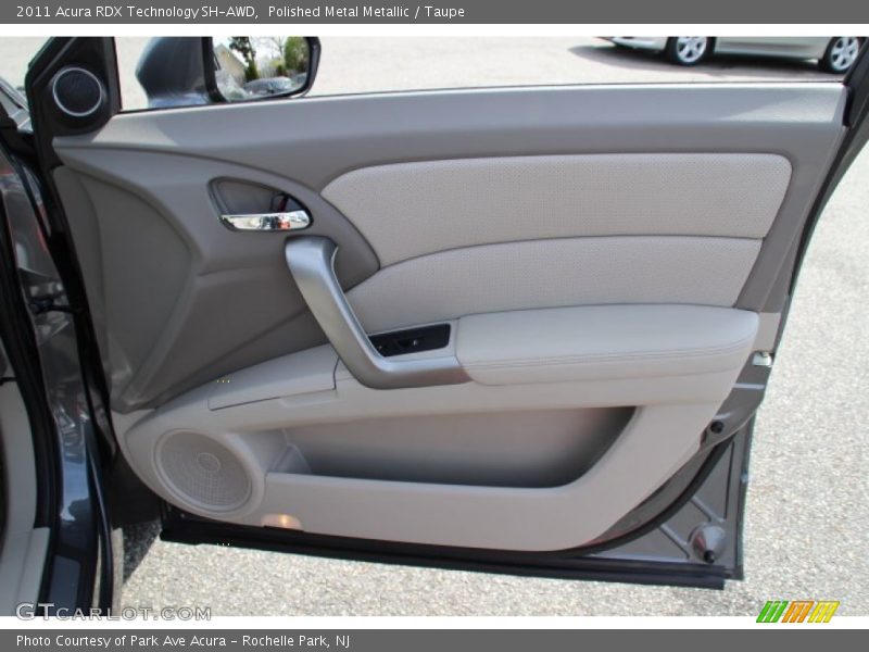 Polished Metal Metallic / Taupe 2011 Acura RDX Technology SH-AWD