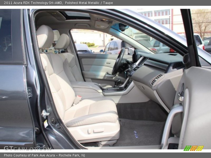 Polished Metal Metallic / Taupe 2011 Acura RDX Technology SH-AWD