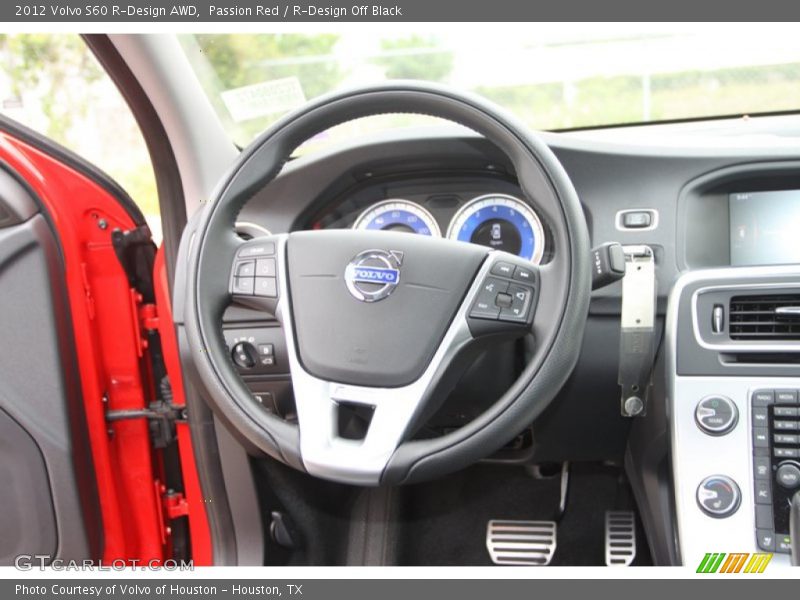 Passion Red / R-Design Off Black 2012 Volvo S60 R-Design AWD
