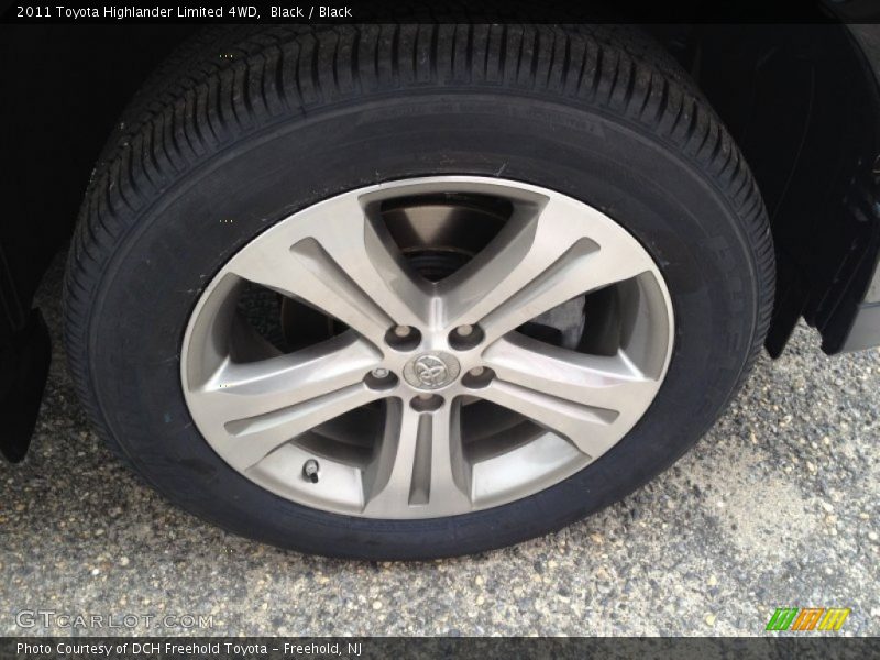 Black / Black 2011 Toyota Highlander Limited 4WD