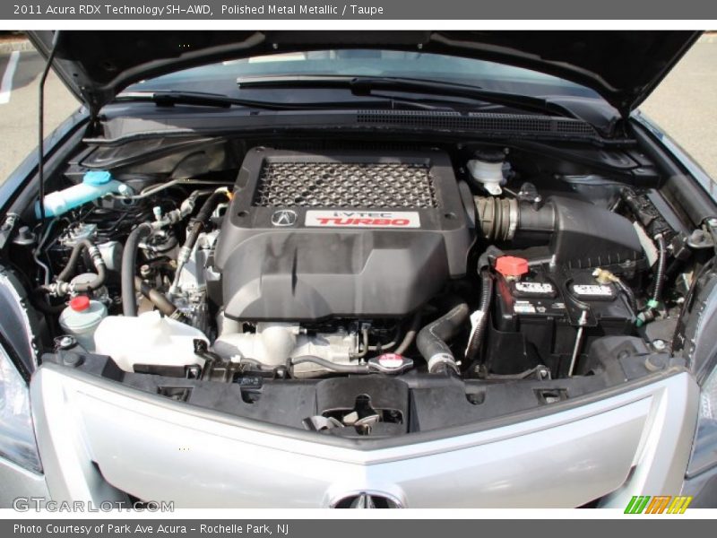Polished Metal Metallic / Taupe 2011 Acura RDX Technology SH-AWD
