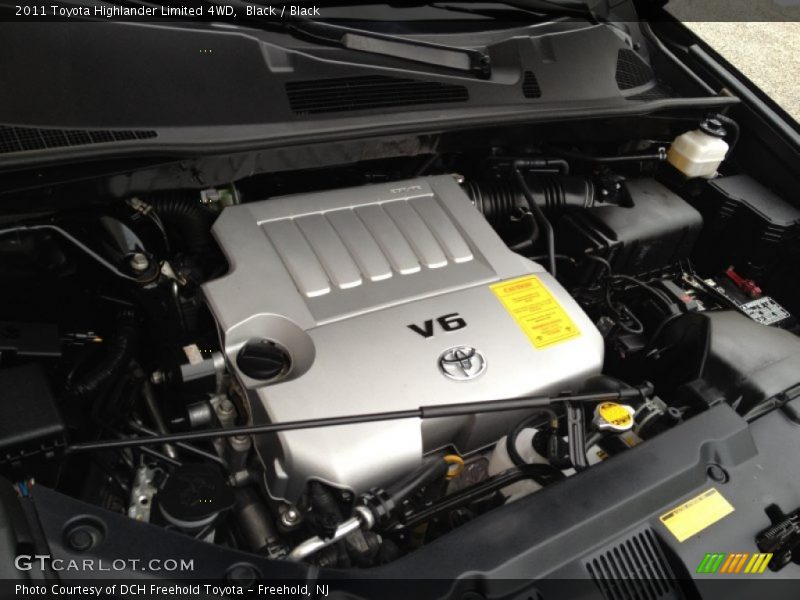 Black / Black 2011 Toyota Highlander Limited 4WD