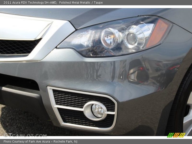 Polished Metal Metallic / Taupe 2011 Acura RDX Technology SH-AWD