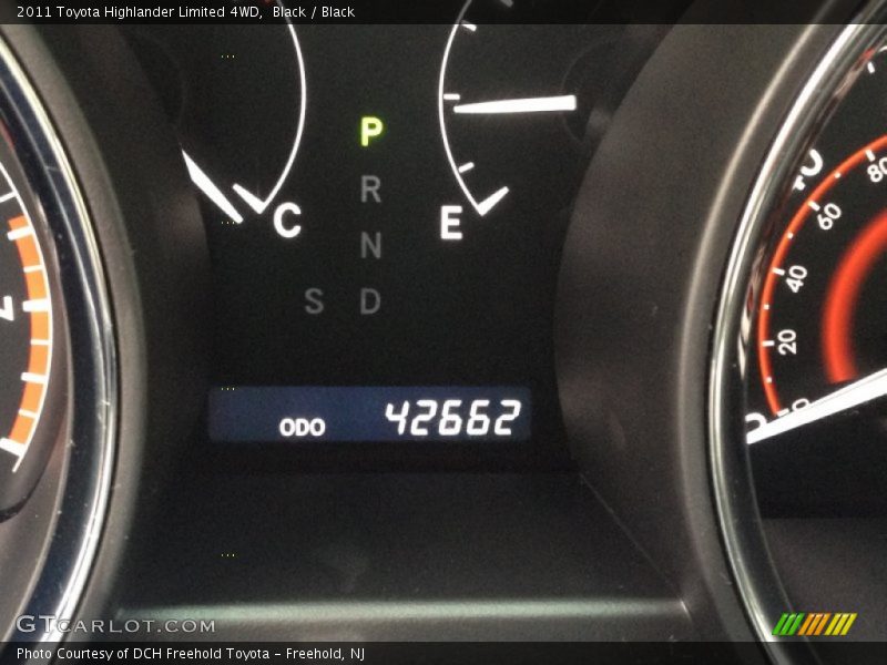 Black / Black 2011 Toyota Highlander Limited 4WD