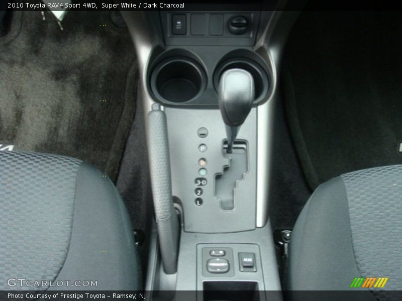 Super White / Dark Charcoal 2010 Toyota RAV4 Sport 4WD