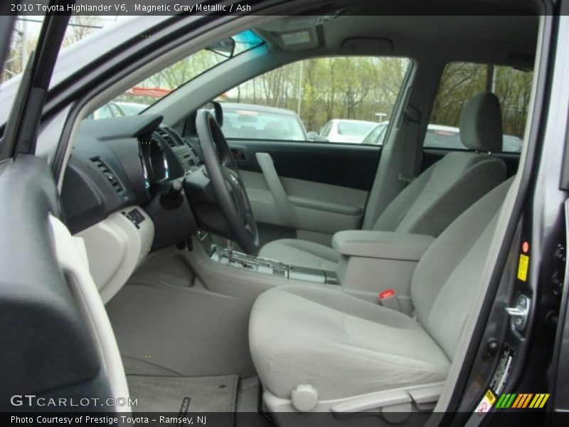 Magnetic Gray Metallic / Ash 2010 Toyota Highlander V6