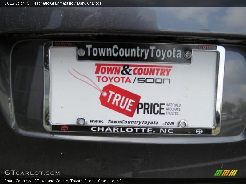 Magnetic Gray Metallic / Dark Charcoal 2013 Scion iQ