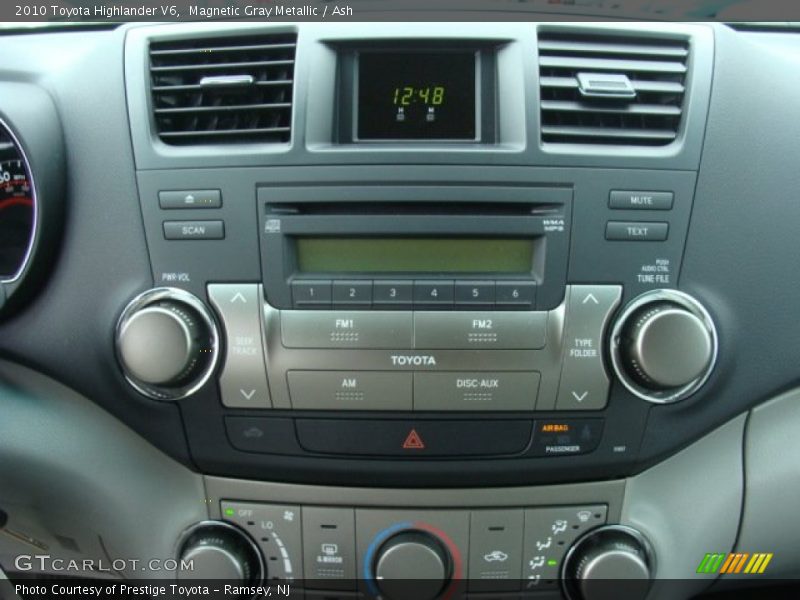 Magnetic Gray Metallic / Ash 2010 Toyota Highlander V6