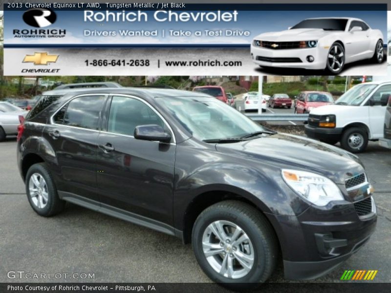Tungsten Metallic / Jet Black 2013 Chevrolet Equinox LT AWD