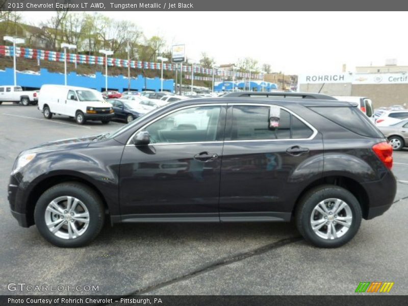 Tungsten Metallic / Jet Black 2013 Chevrolet Equinox LT AWD