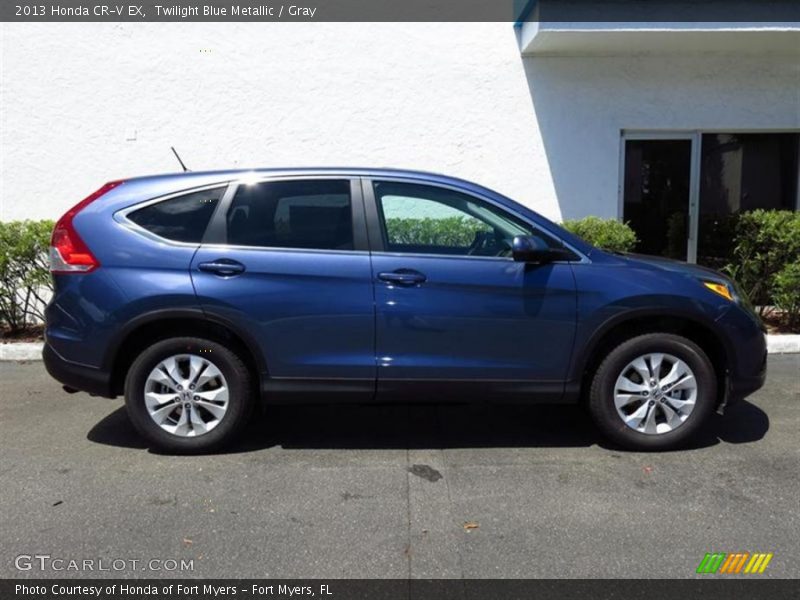 Twilight Blue Metallic / Gray 2013 Honda CR-V EX
