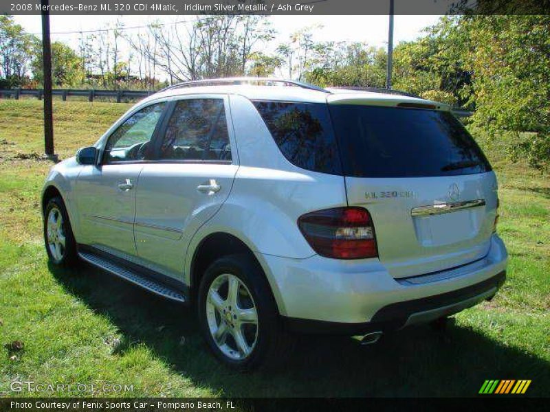 Iridium Silver Metallic / Ash Grey 2008 Mercedes-Benz ML 320 CDI 4Matic